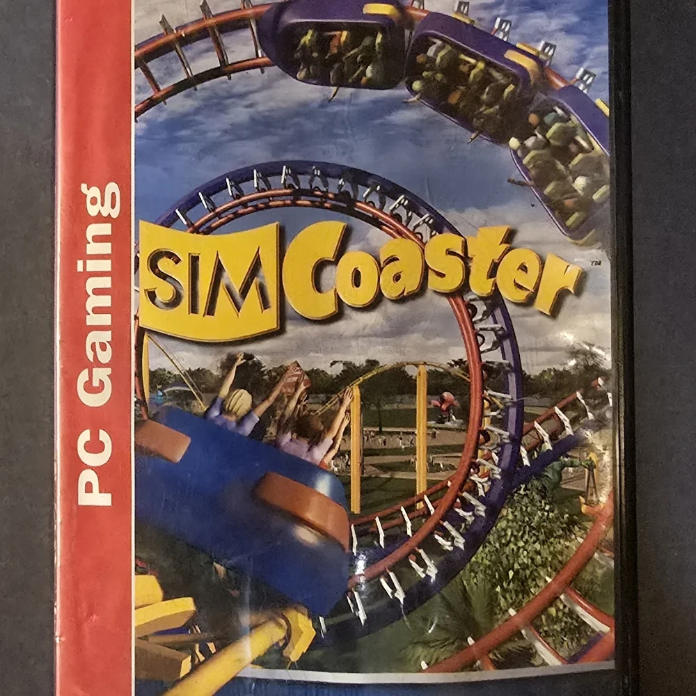 Sim Coaster PC Game Windows CD ROM Vintage 2001 Code Sims